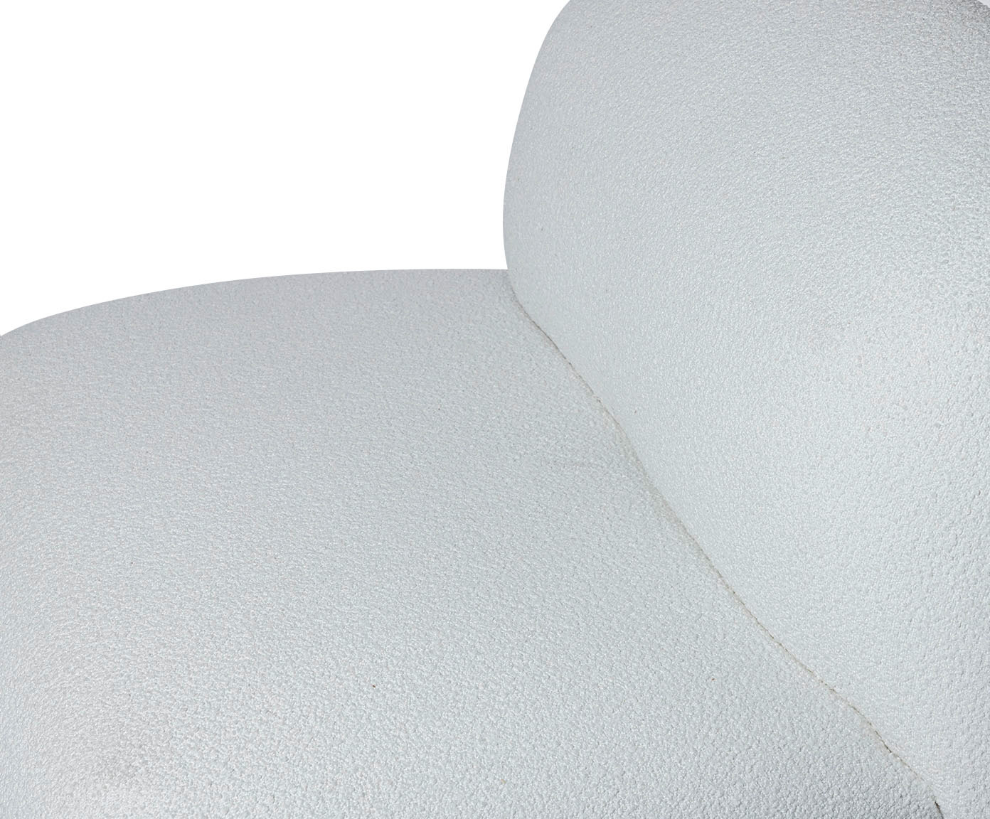 Poltrona em Boucle Nube Branco image number 2