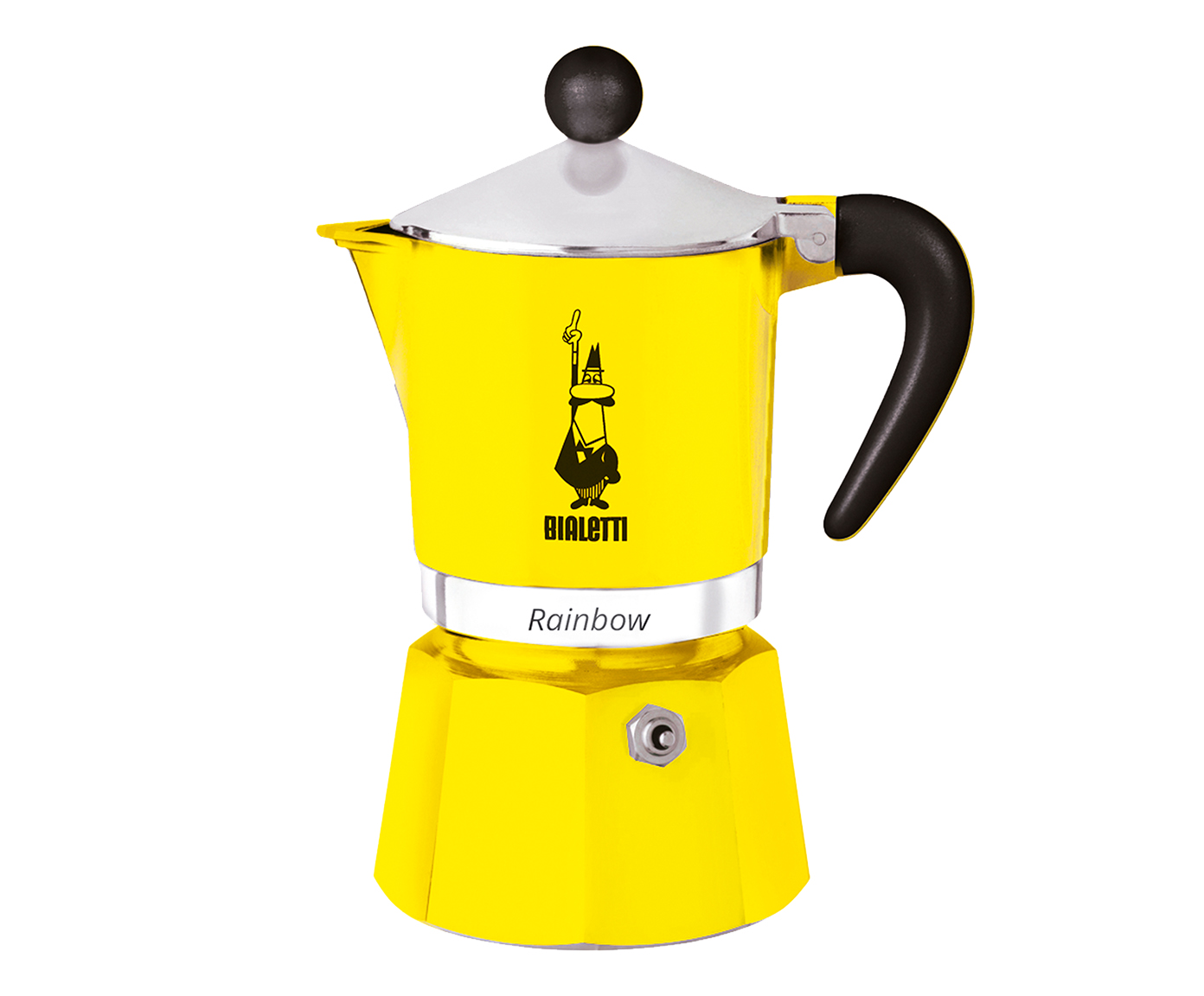 Cafeteira Italiana Rainbow Amarela image number 0