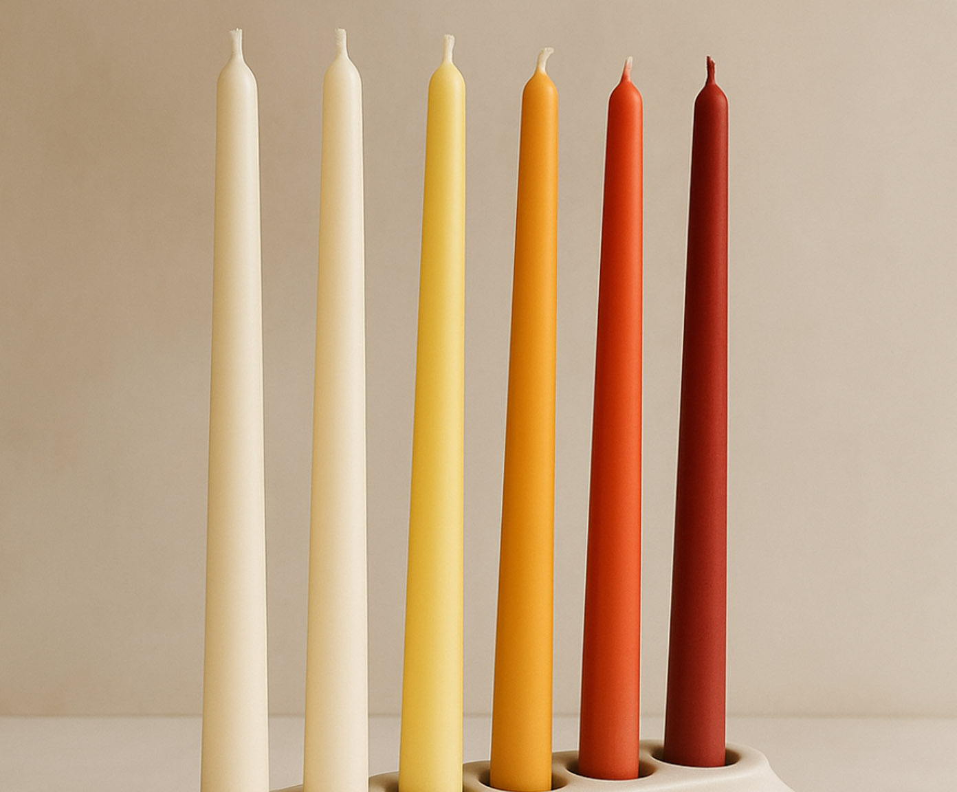 Velas para Casti&ccedil;al Mix and Match Laranja - 6 pe&ccedil;as - image 1