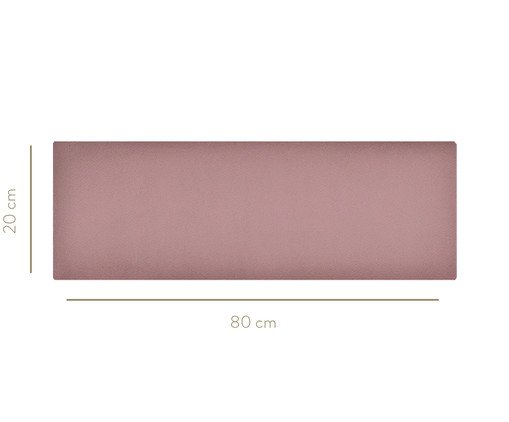 Cabeceira Modular em Veludo Duni Linear - Rosa image number 3