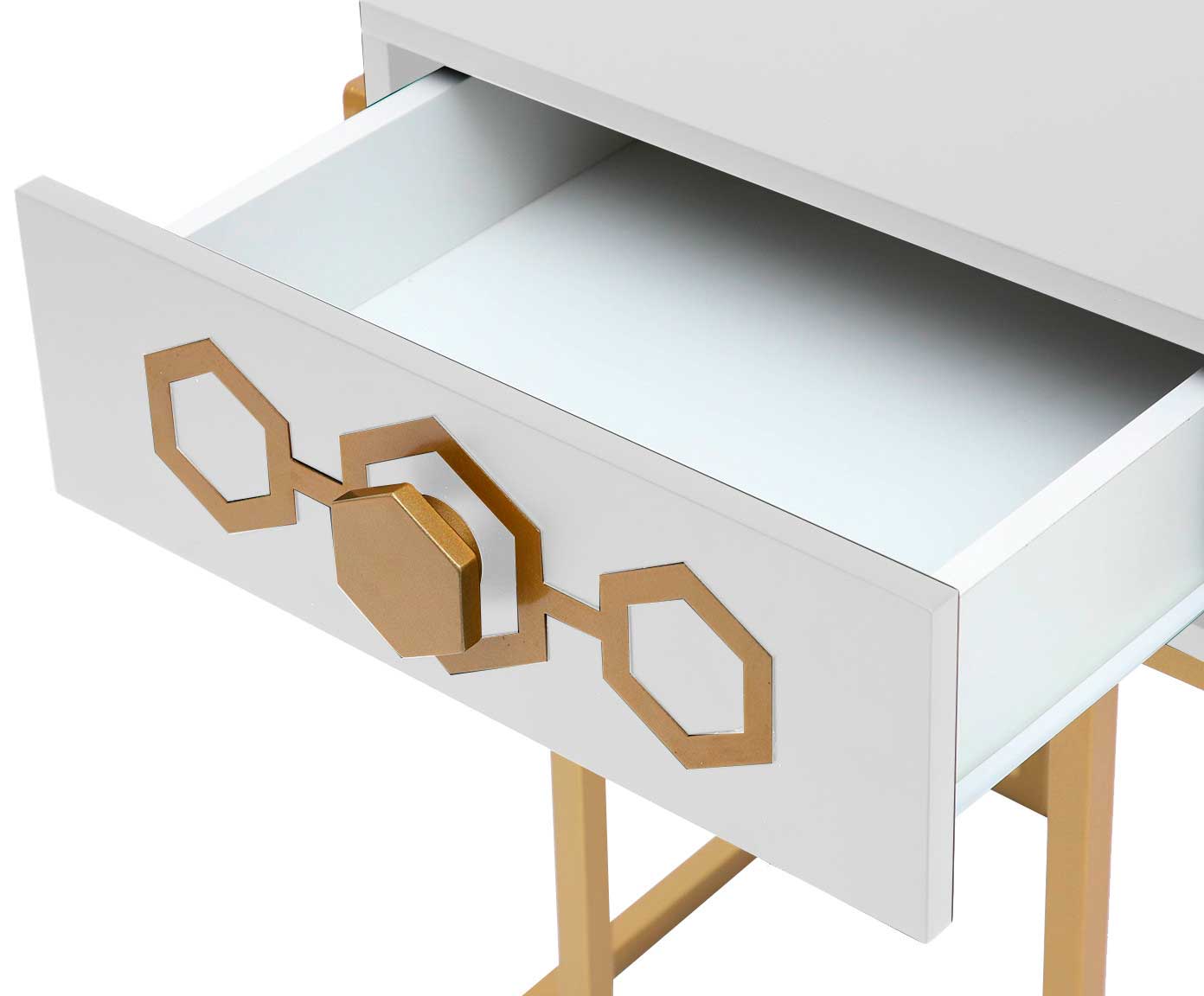 Mesa de Cabeceira Glam - Branco image number 5