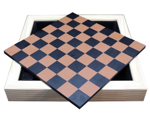 Jogo de Xadrez de Madeira Recouro - Caramelo image number 7