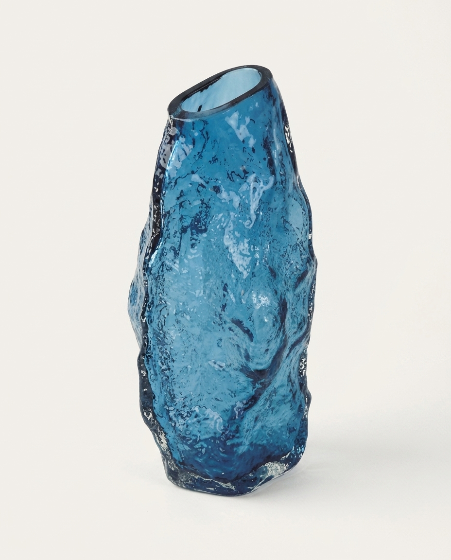 Vaso Murano Organic I Azul image number 3