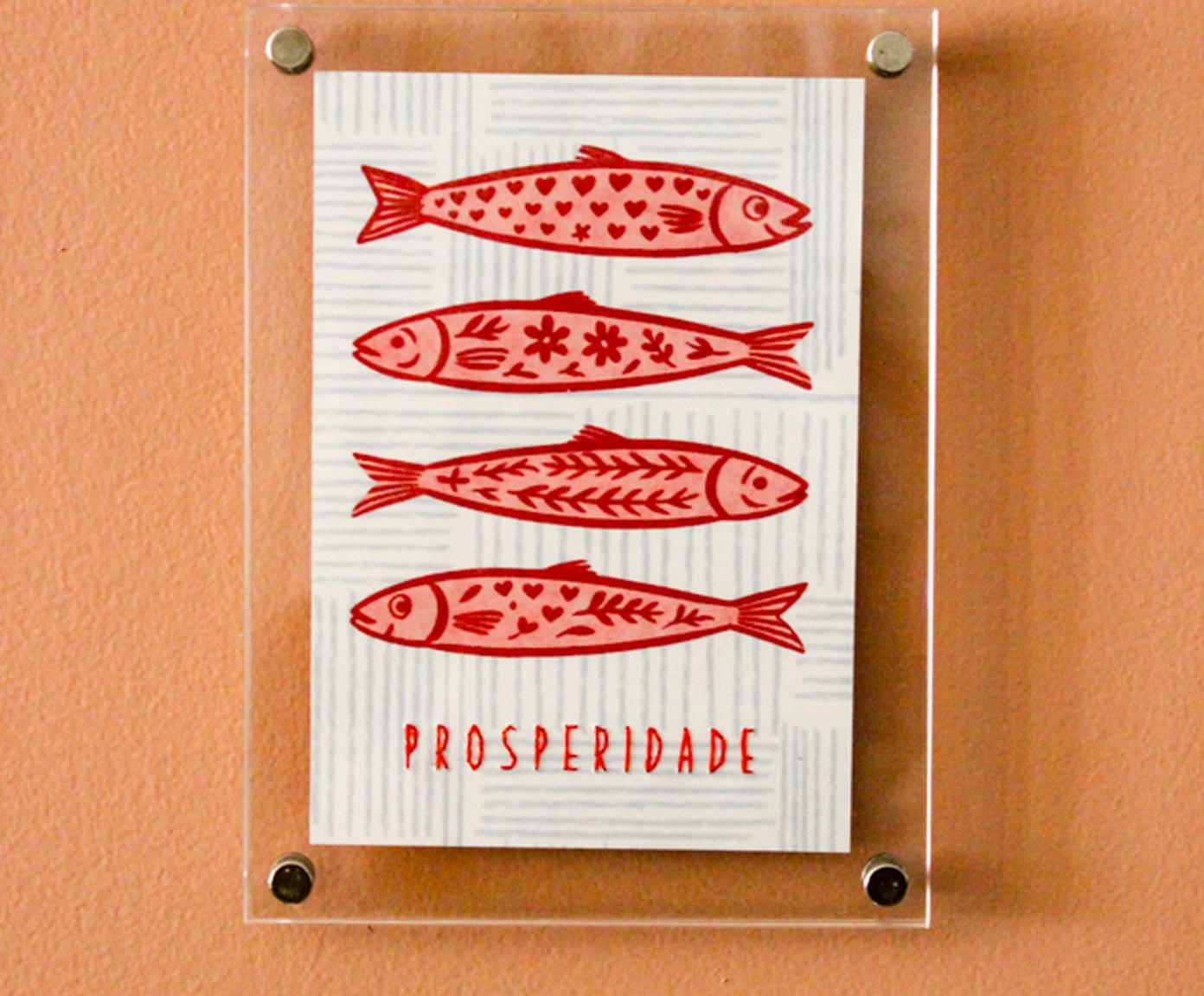 Quadro em Acr&iacute;lico "Prosperidade/Sardinha" - image 1