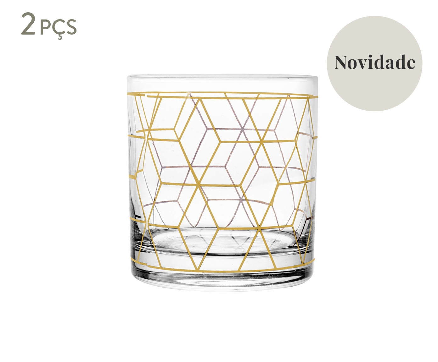 Jogo de Copos para Whisky Cube image number 0