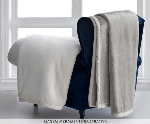 Cobertor Branco Soft Luxo image number 1