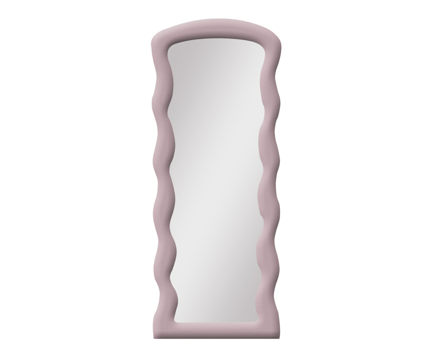 Espelho de Ch&atilde;o em Veludo Berlim Rosa - image 0