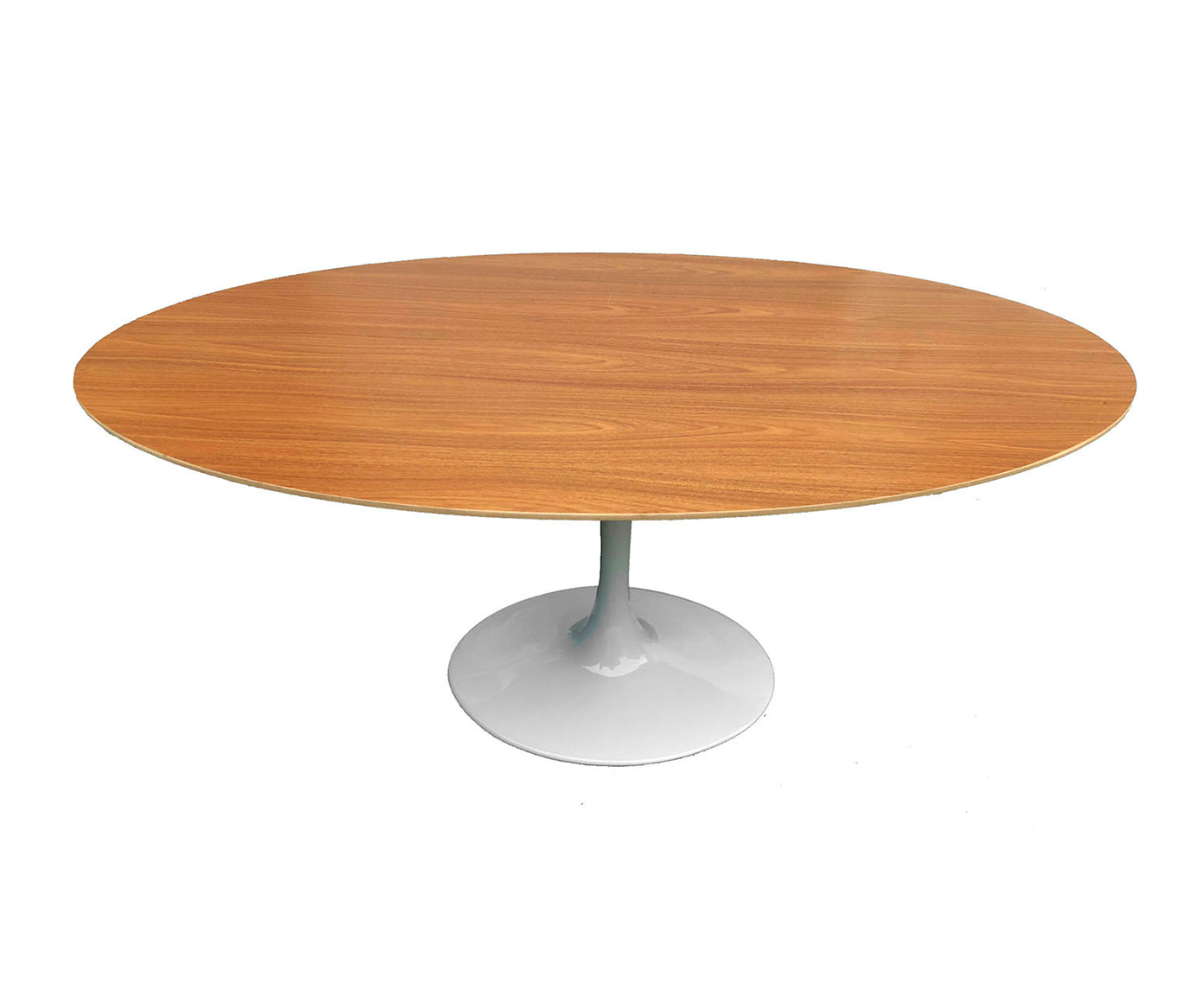 Mesa Saarinen Oval Freij&oacute; Base Branca image number 0