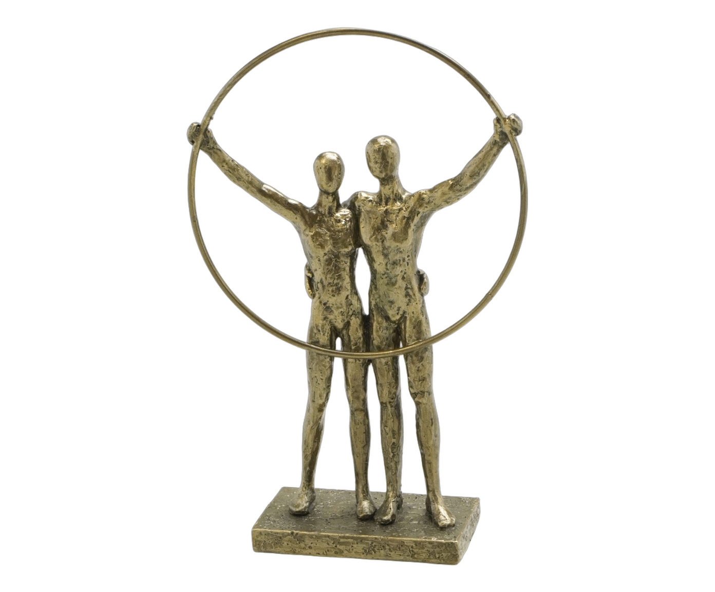 Escultura Decorativa Inspira&ccedil;&atilde;o Dourado image number 0