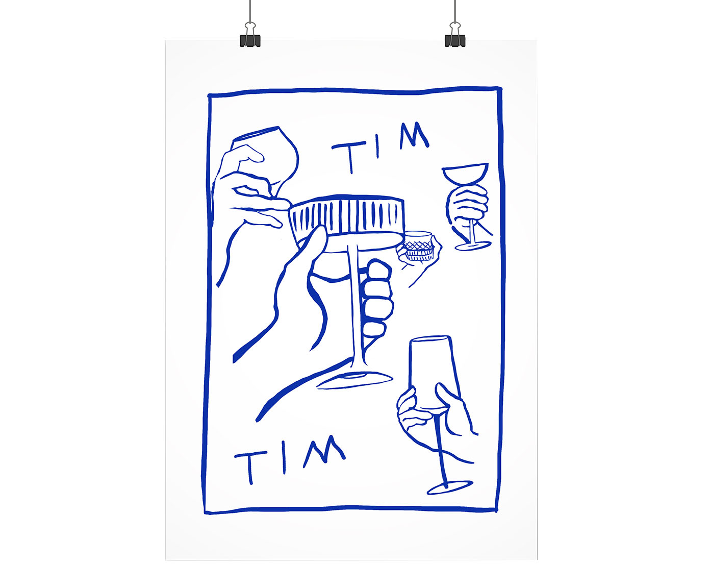 Poster Tim Tim Azul image number 0
