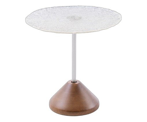 Mesa lateral Yp&ecirc; Castanho image number 0