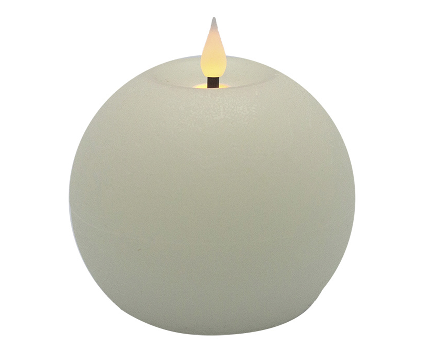 Vela Decorativa de LED Cerchio Branco Pequeno image number 0