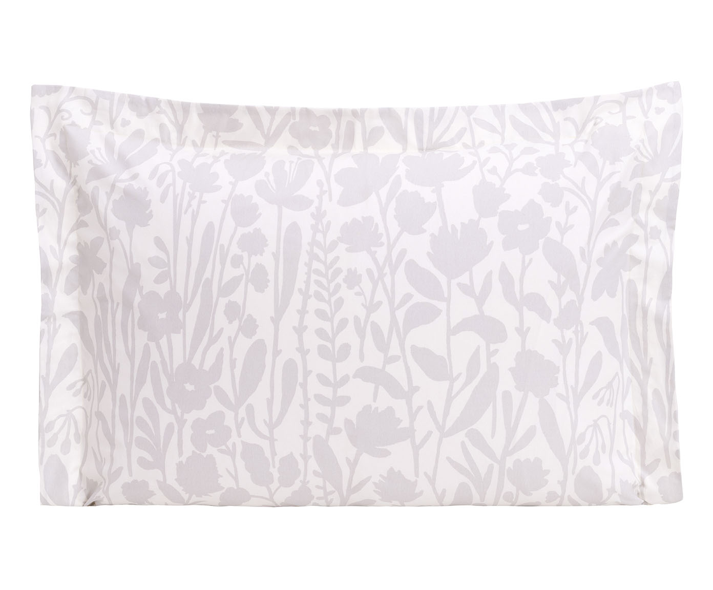 Fronha Floral Artsy Cinza 200 Fios image number 0