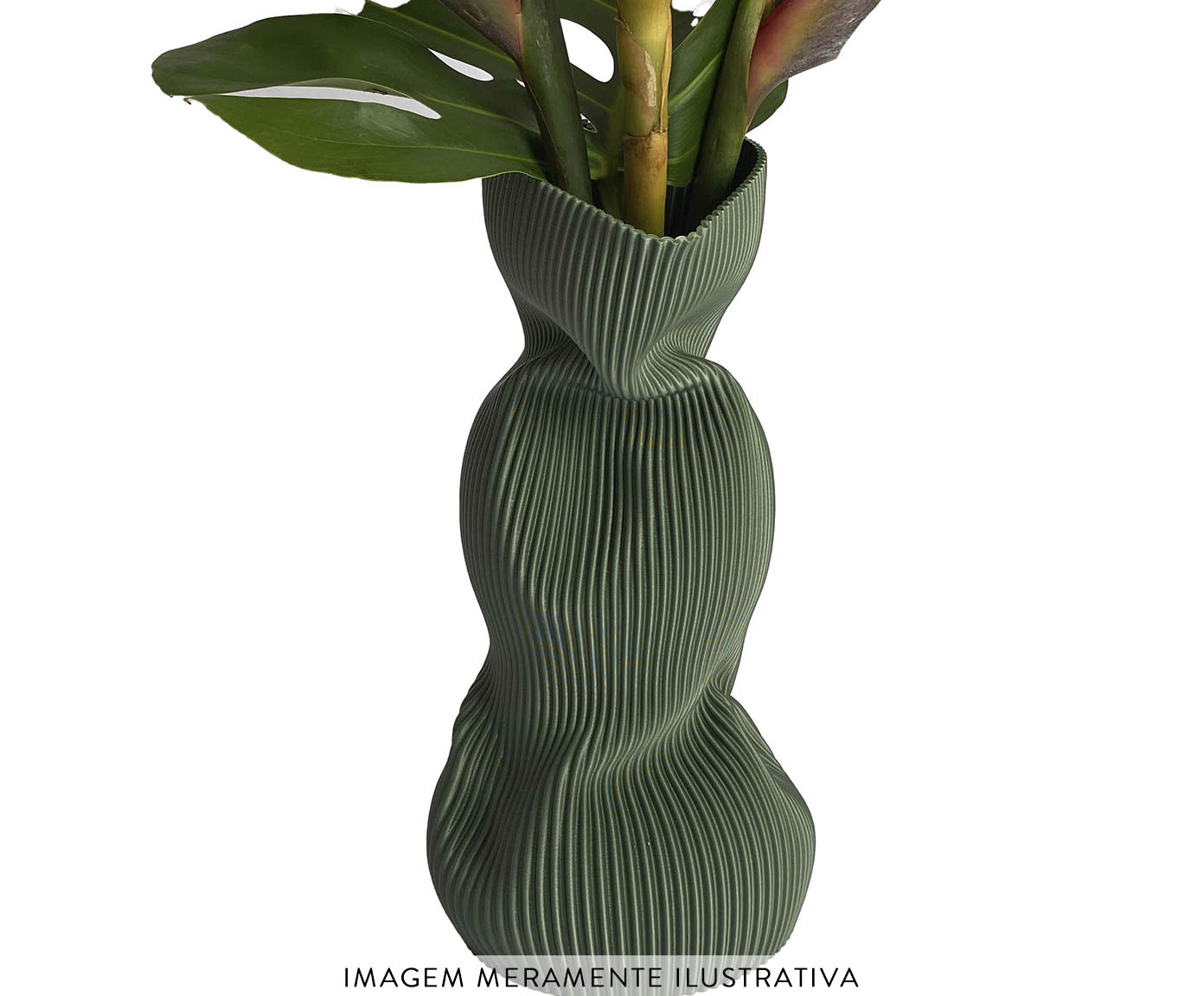 Vaso Amassadinho Grande Verde image number 2