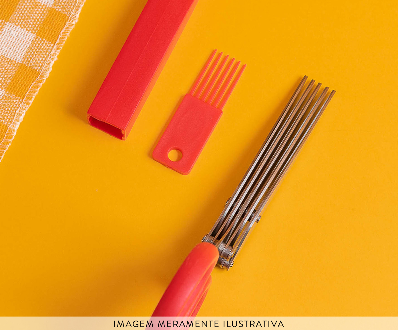 Tesoura Culin&aacute;ria Multiuso Vermelho image number 2