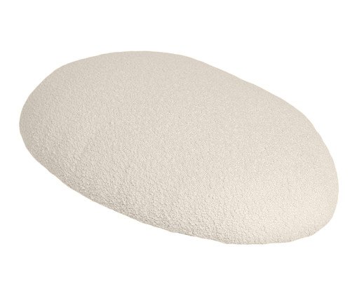 Almofada Bra&ccedil;o Org&acirc;nico Oval Laguna by Elle - Boucle Off White image number 2