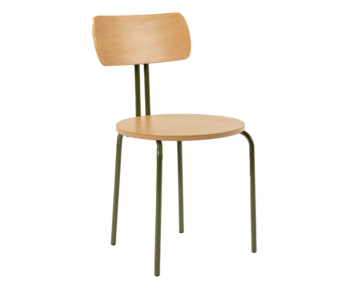 Cadeira Jade Verde Musgo e Off White image number 8