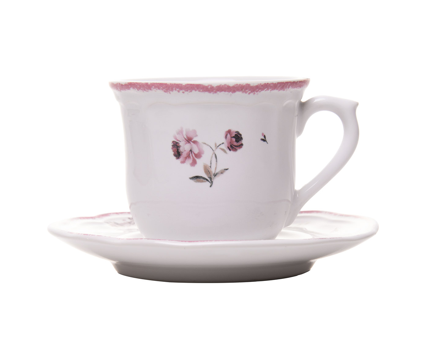 X&iacute;cara para Caf&eacute; com Pires Florescer Rosa - image 0