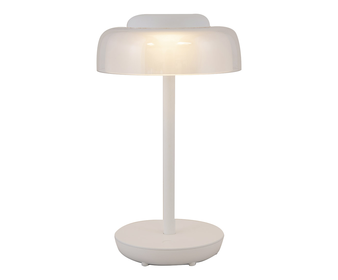 Lumin&aacute;ria de Mesa Recarreg&aacute;cel Bivolt Annie Branca image number 0