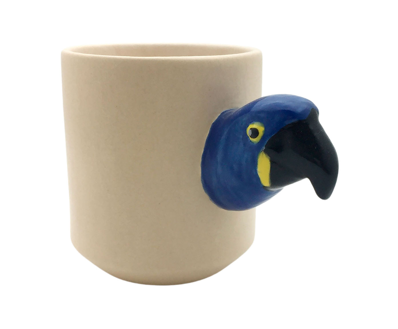 Caneca Fauna Arara Azul e Ivory Cream image number 0