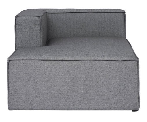 Sof&aacute; M&oacute;dulo Chaise Mensa Cinza Escuro image number 0