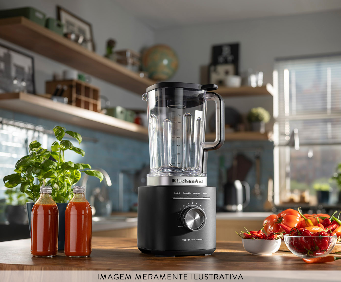 Liquidificador Pure Power Kitchenaid Black Matte image number 9