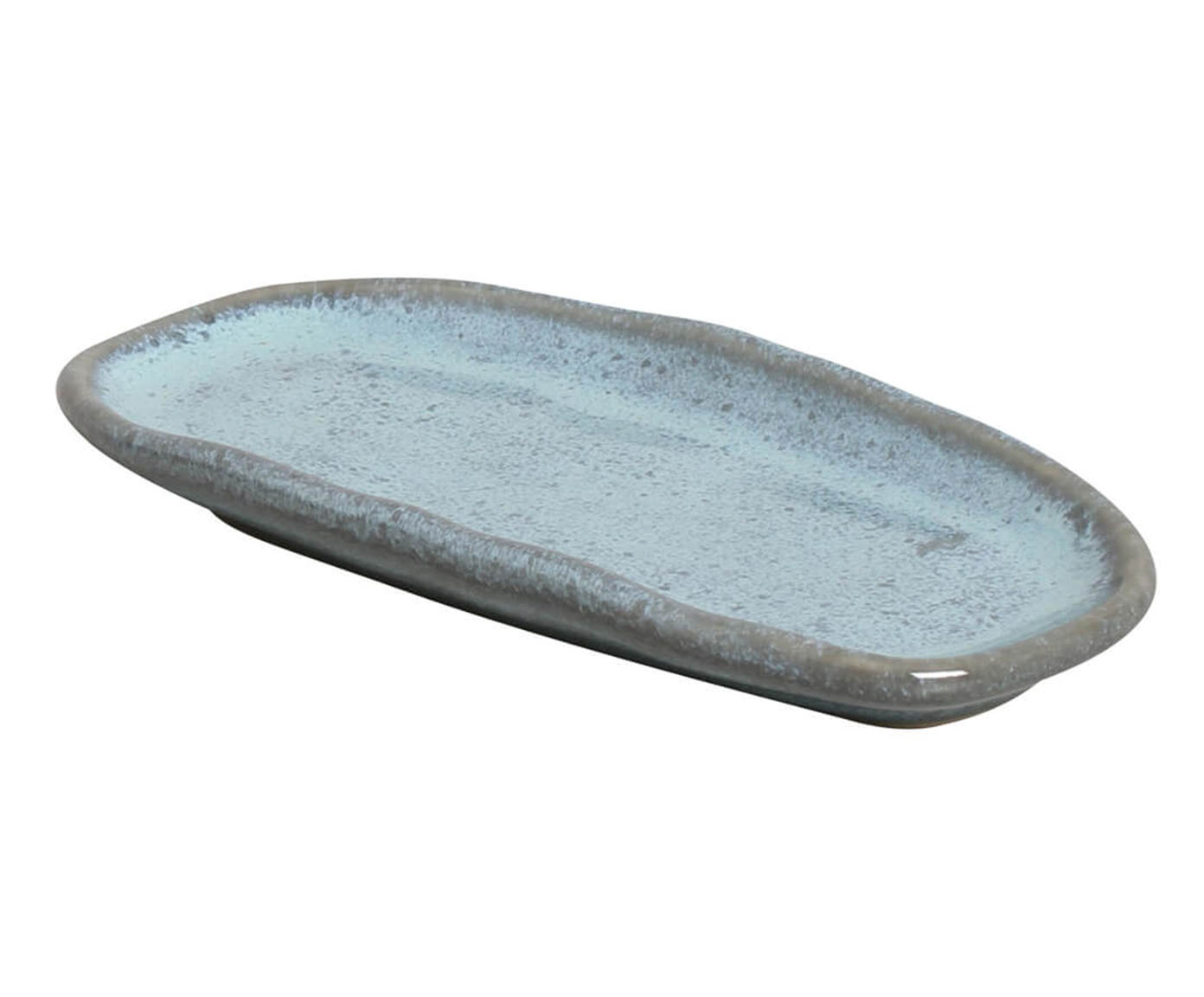 Jogo de Travessas Oval Rasa Mini Breeze Azul Claro - image 1