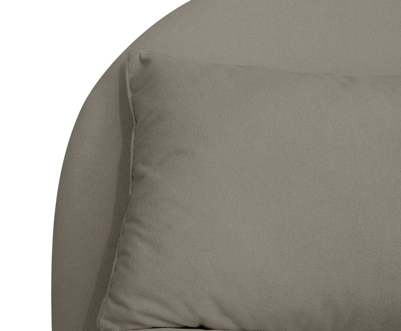 Cabeceira Com Almofad&atilde;o Pillow Em Boucle Hill Verde image number 5