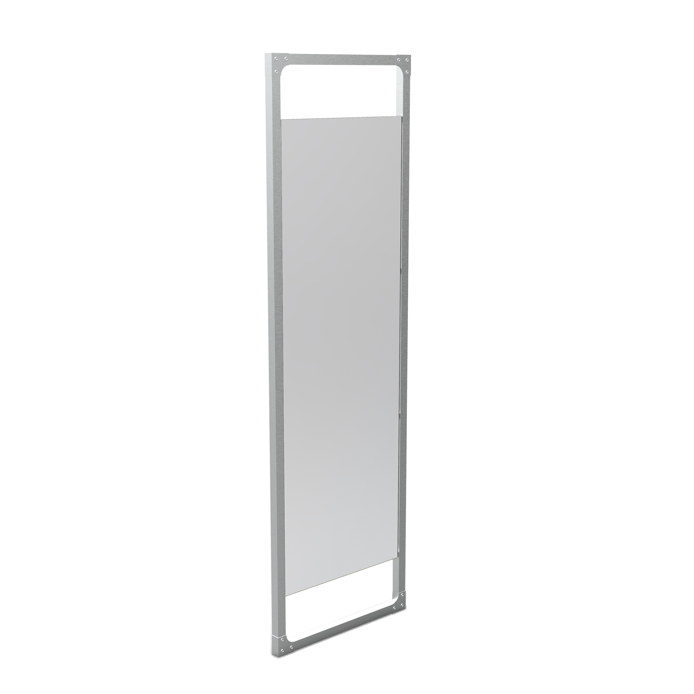 Espelh de Ch&atilde;o com Suporte Branco - image 0