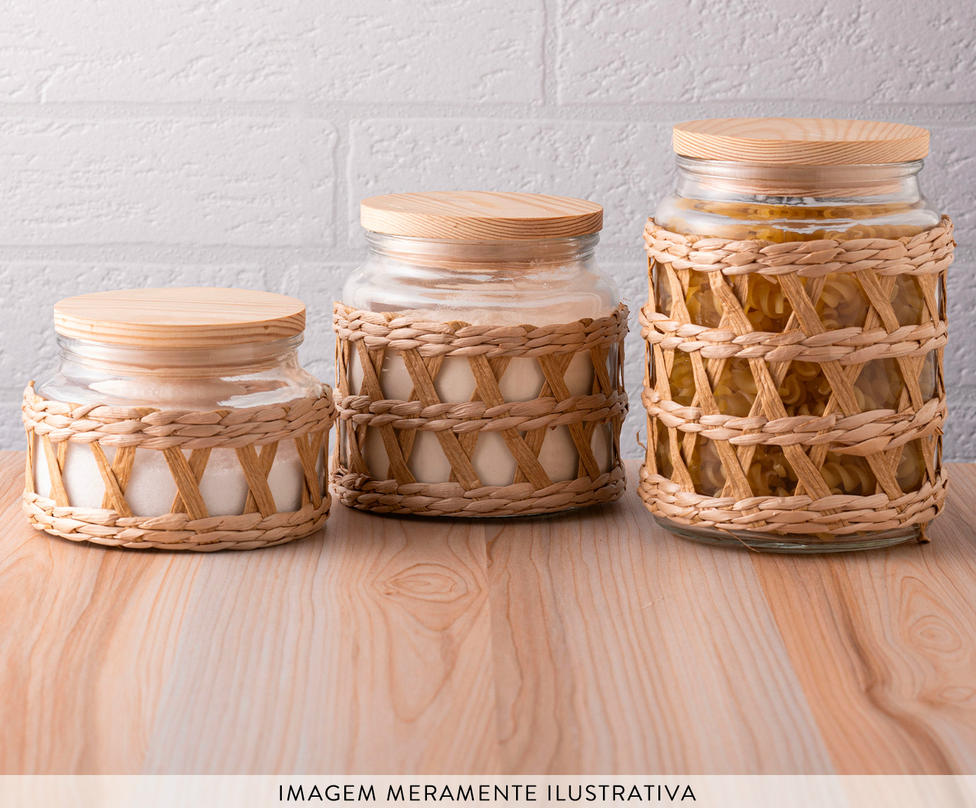 Porta-Mantimentos com Sisal e Tampa Wolff image number 5