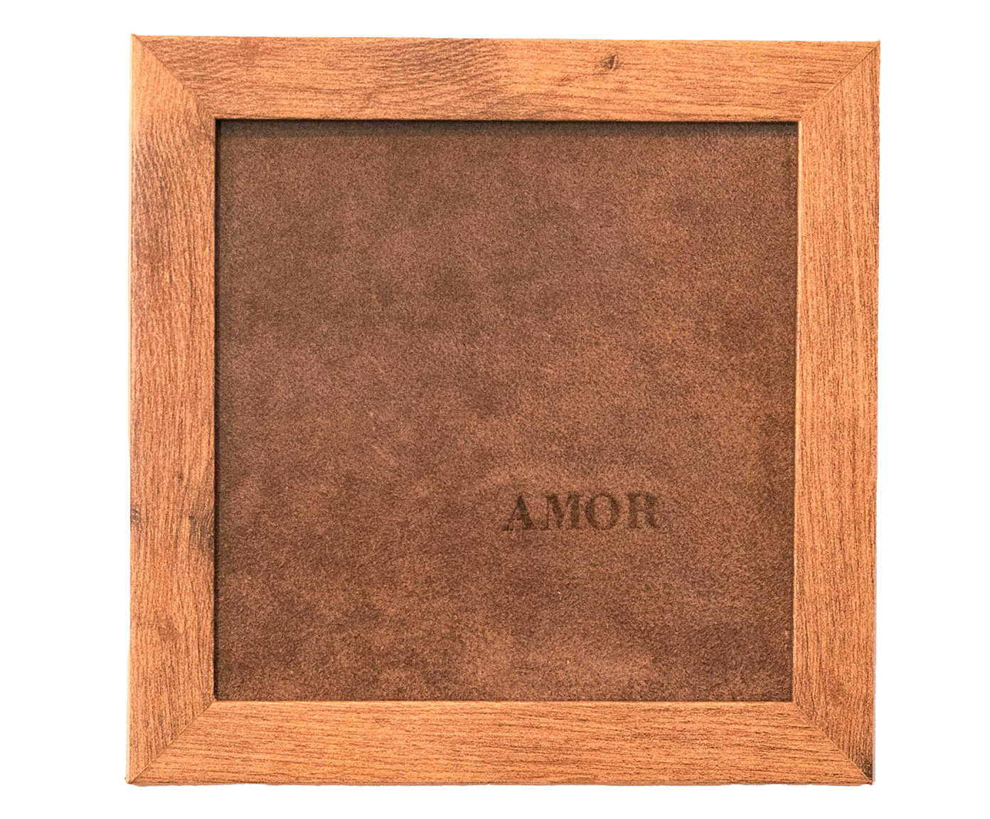 Quadro Amor Camur&ccedil;a Marrom Escuro image number 0