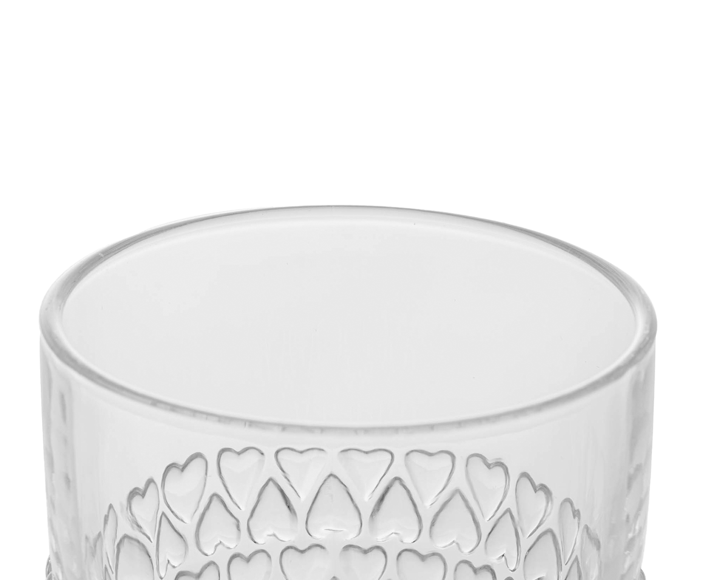 Ta&ccedil;a para &Aacute;gua em Cristal Cora&ccedil;&atilde;o image number 4