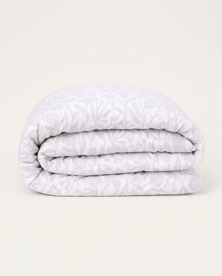 Duvet Floral Artsy Cinza 200 Fios image number 6