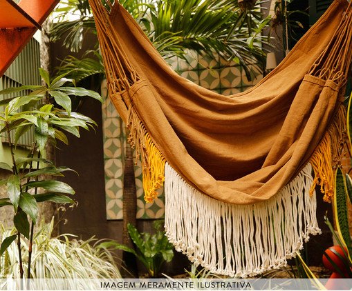 Poltrona Suspensa com Tassel Tri Tribo - Cru image number 5