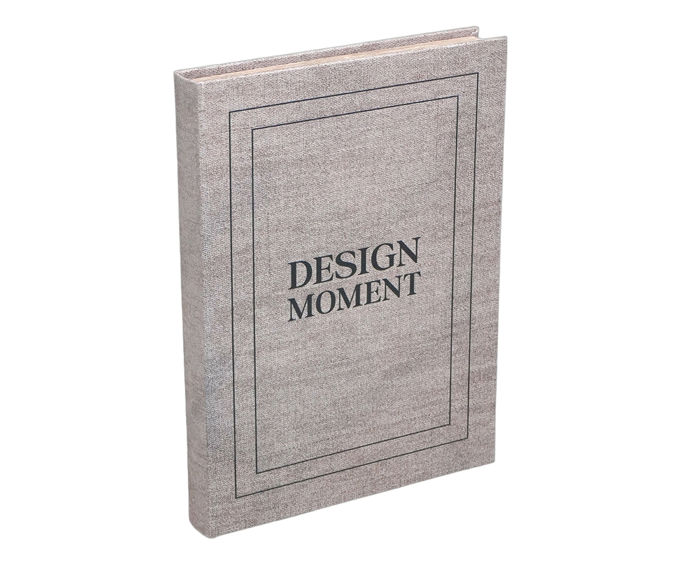 Caixa Decorativa Livro Design Moment Marrom claro e Preto image number 0