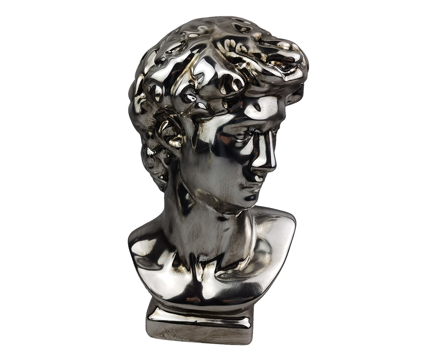 Adorno Face Grega Prateado - image 1