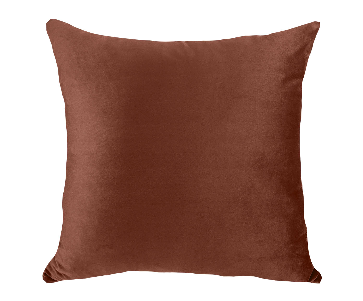 Almofada em Veludo Soft Liso Cobre I - image 0
