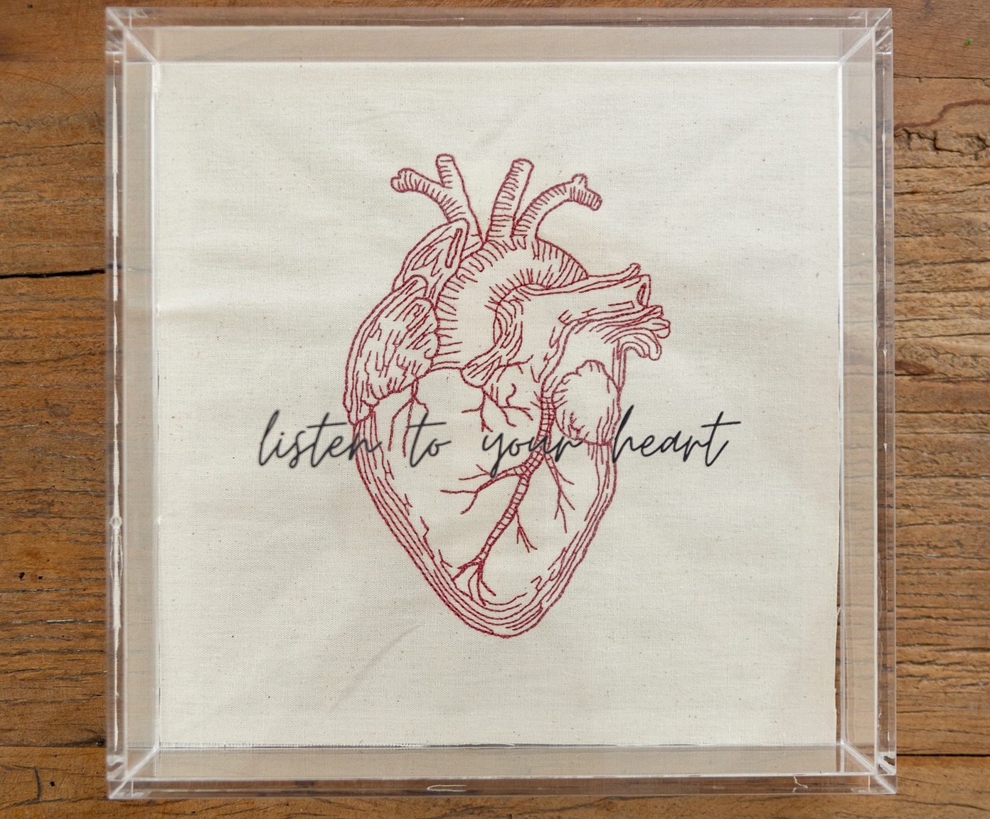 Quadro em Acr&iacute;lico "Listen To Your Heart" image number 1