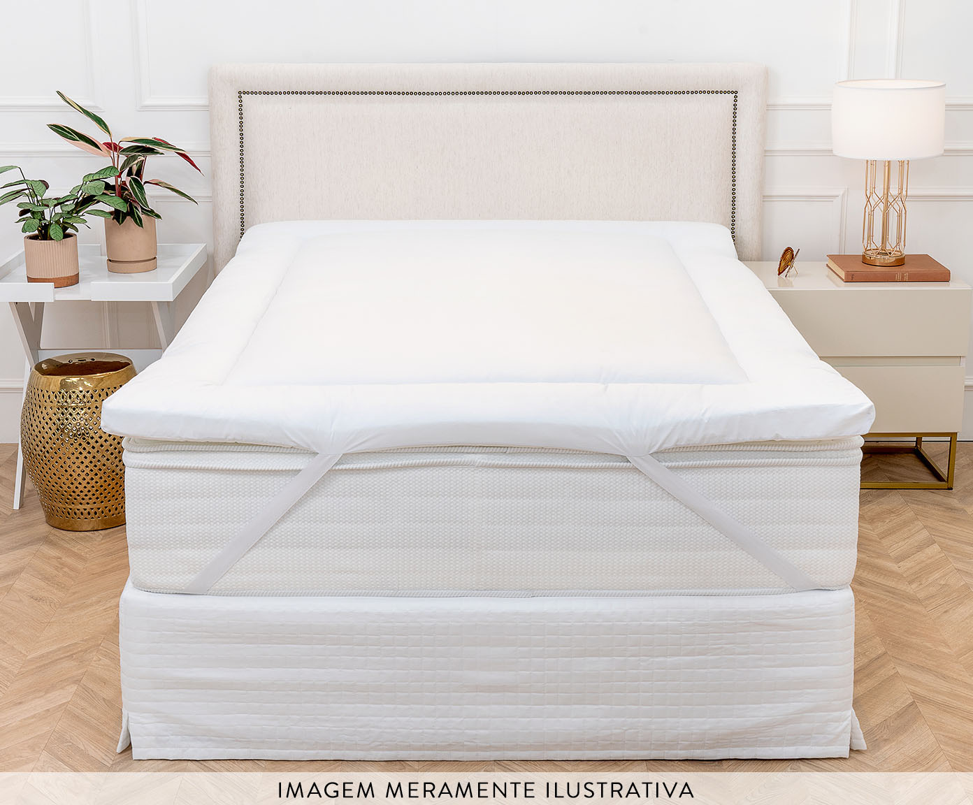 Pillow Top Branco 200 Fios image number 6