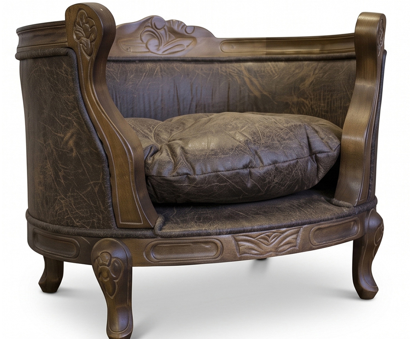 Cama Pet Madeira Castanho image number 1
