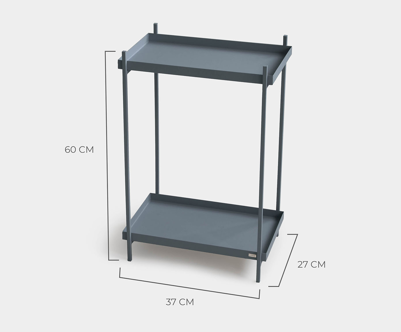 Mesa de Cabeceira Slim Wire Azul N&eacute;voa - image 1