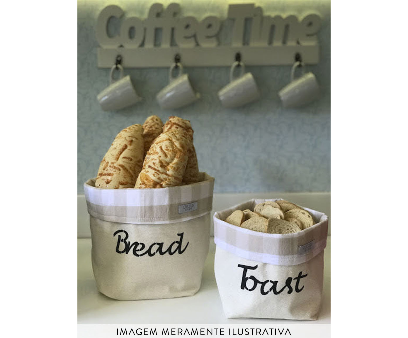Jogo de Cestos Bread & Toast image number 1