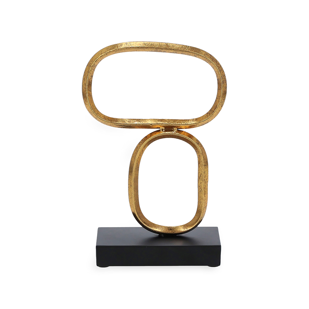 Escultura Kaluan&atilde; Dourado image number 0