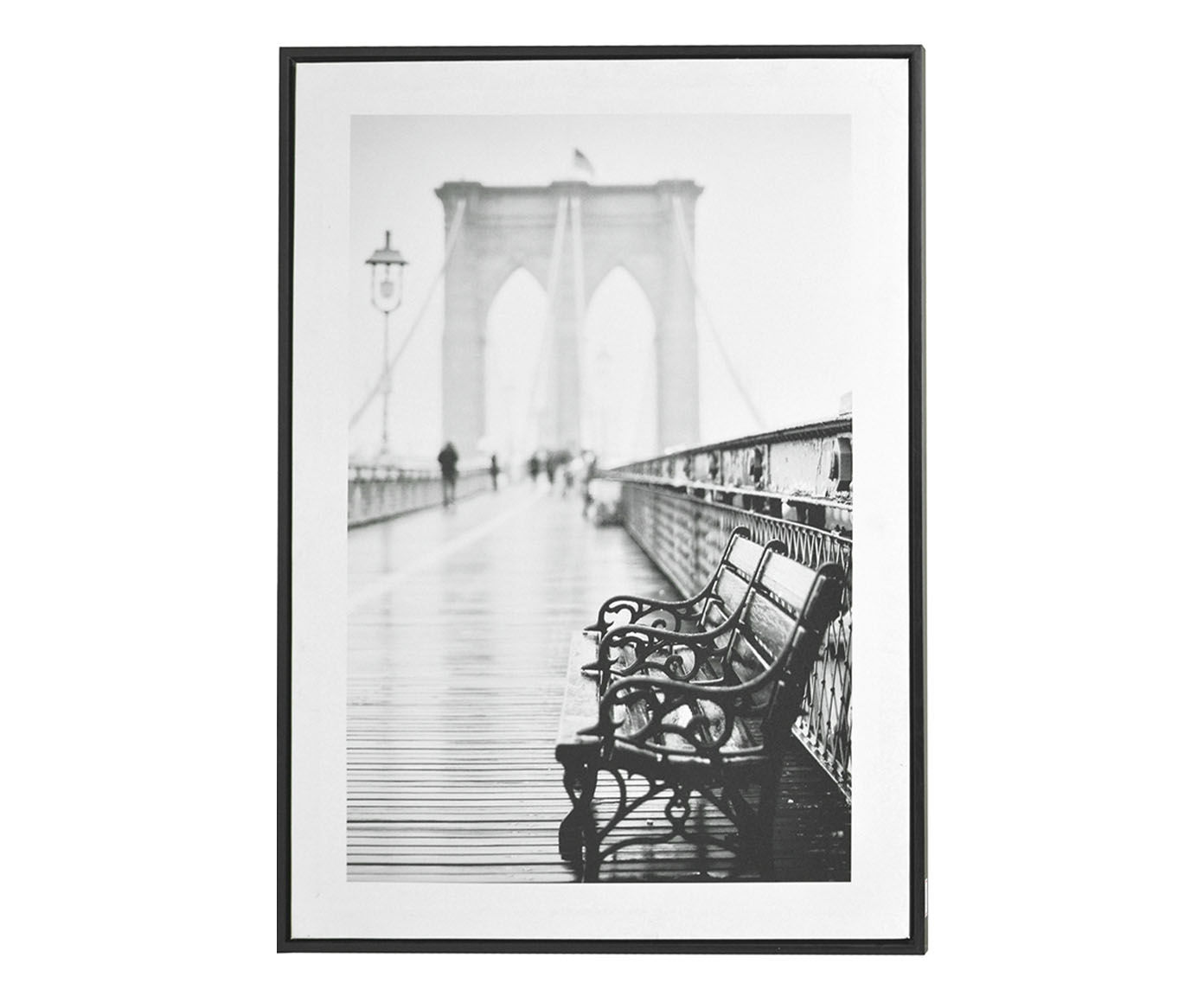 Quadro Qatari Preto e Branco image number 0