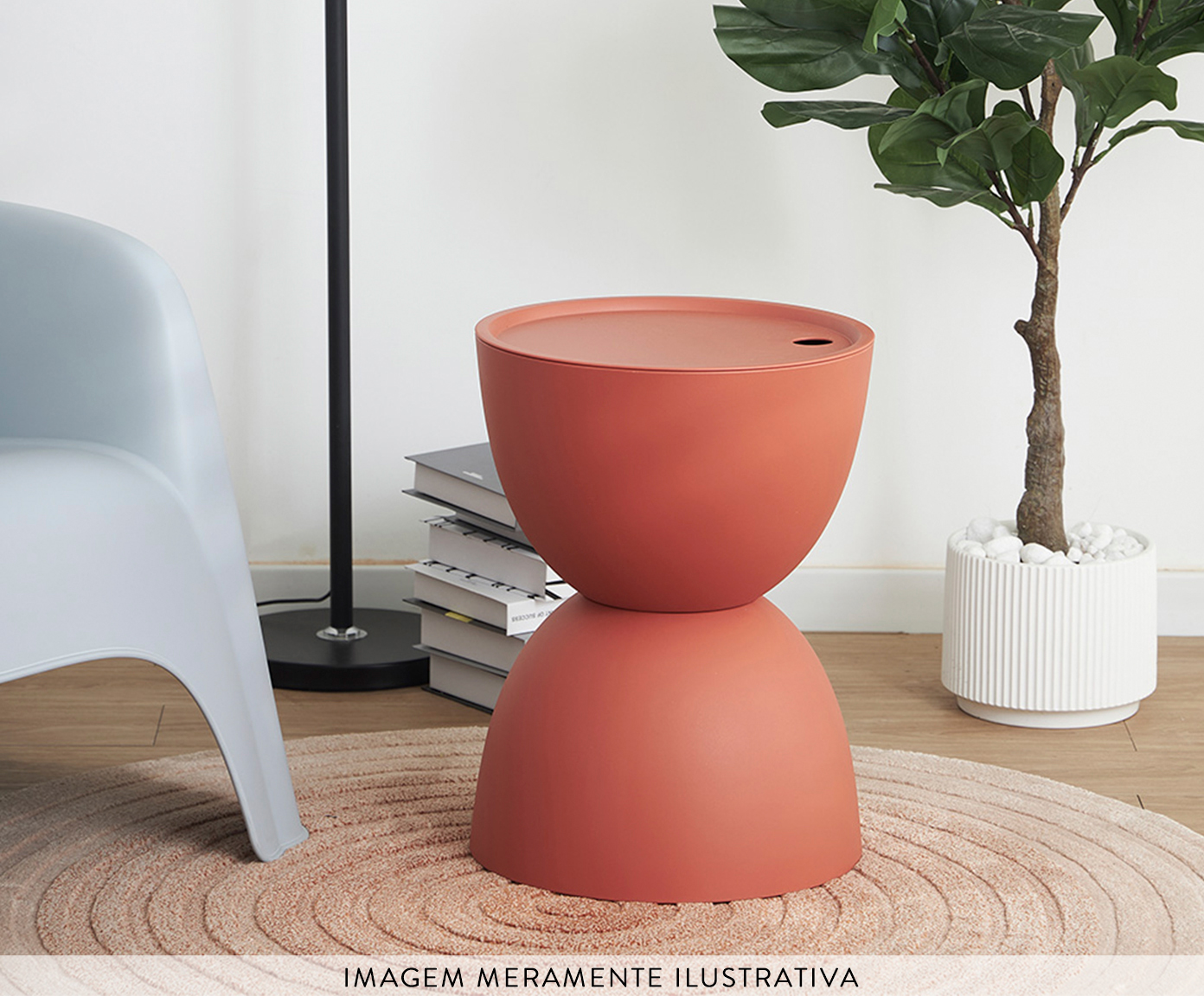 Mesa De Apoio Tempo Terracota - image 1