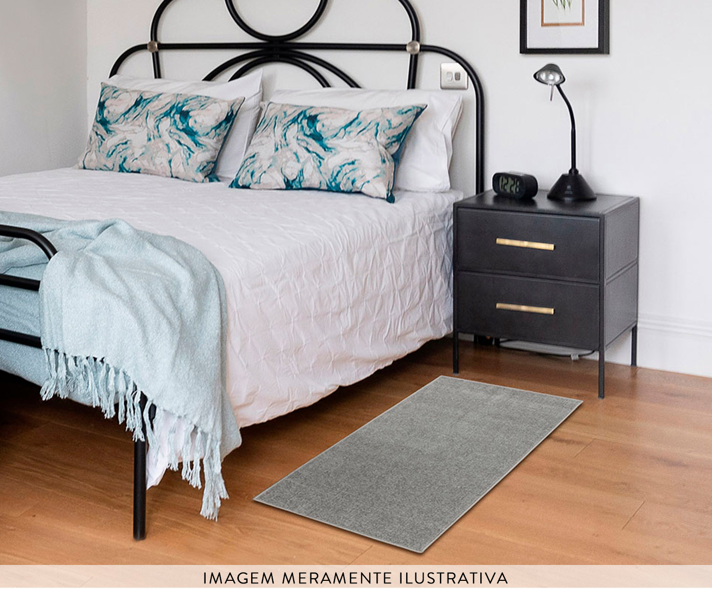 Passadeira Elegant Light Gray Cinza image number 3