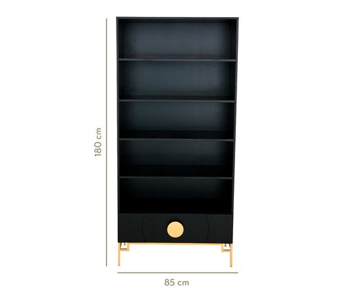Estante Cerchio D'Oro - Preto image number 10