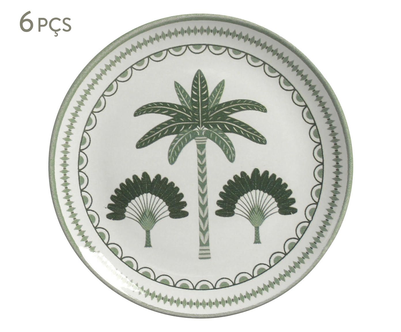 Jogo de Pratos para Sobremesa Coup Stoneware Ex&oacute;tica Floral image number 0