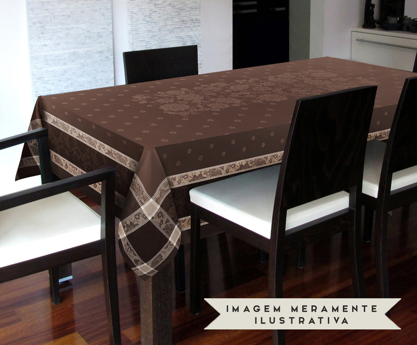 Toalha de Mesa Barcelona - Marrom image number 2
