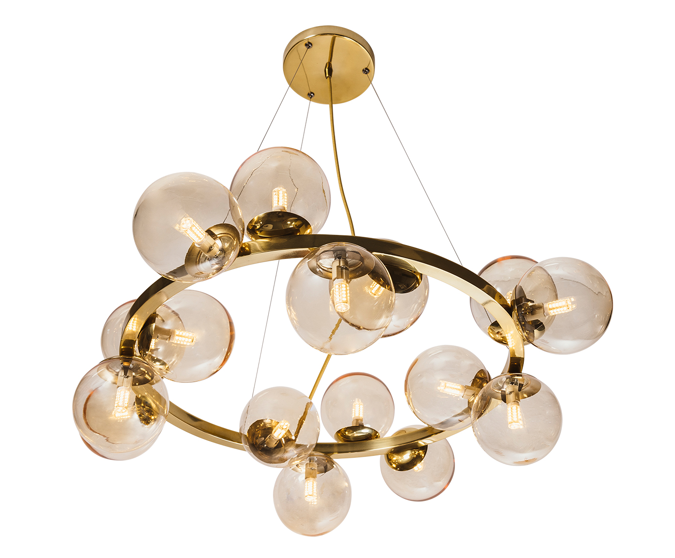 Pendente Espinilo Dourado - Bivolt image number 0